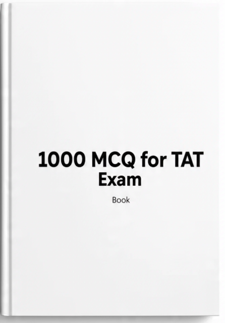 1000 MCQ for TAT Exam Book